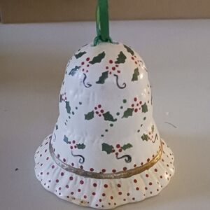 Handmade Handpainted Ceramic Bell